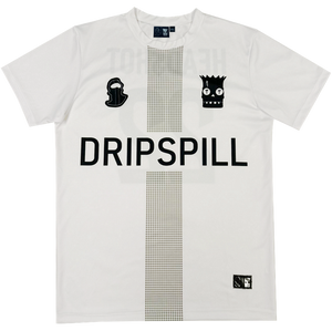 DRIPSPILL X HEAD$HOT JERSEY - WHITE/SILVER