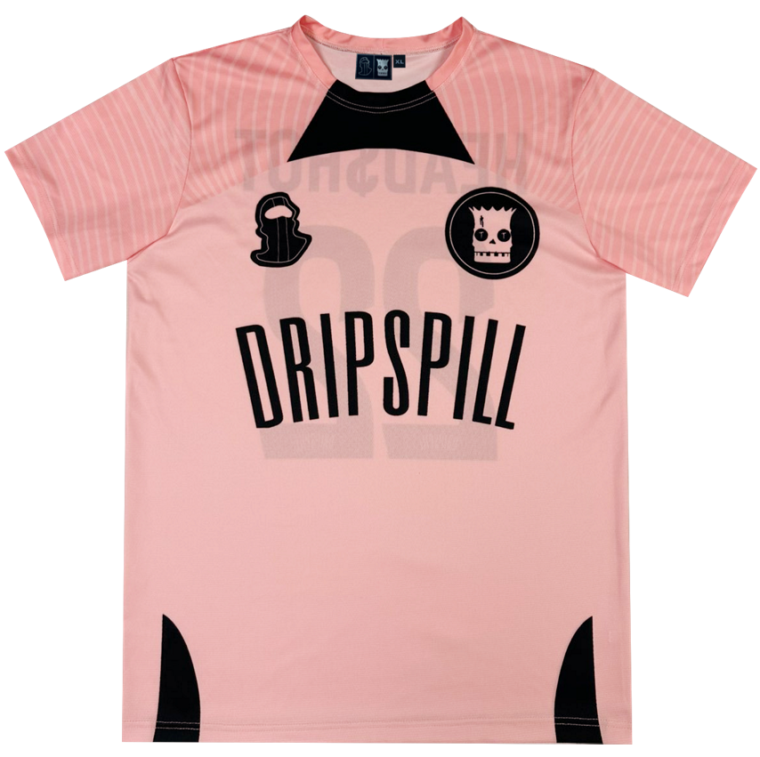 DRIPSPILL X HEAD$HOT JERSEY - PINK/BLACK