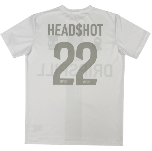 DRIPSPILL X HEAD$HOT JERSEY - WHITE/SILVER