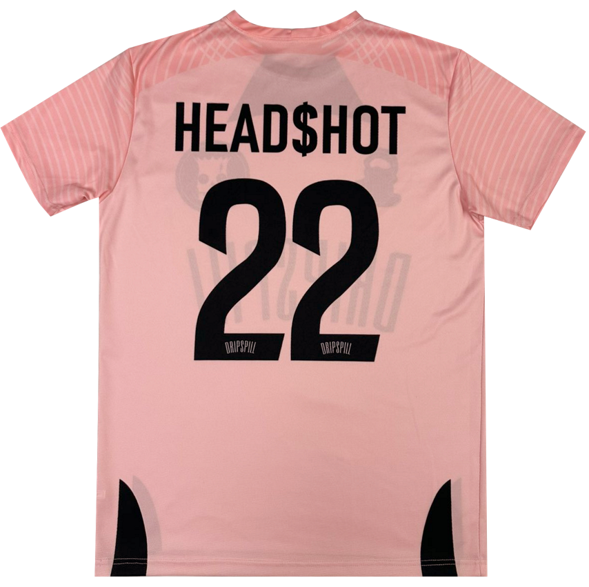 DRIPSPILL X HEAD$HOT JERSEY - PINK/BLACK